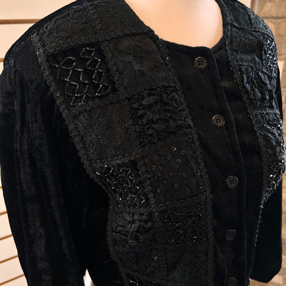 Velvet Sequined Bolero